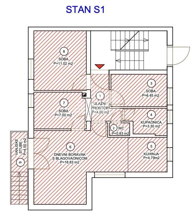 4S STAN, VRT, VPM, 67,83m2, RUDEŠ, NOVIJAGRADNJA - cover