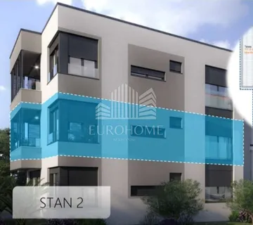 Novogradnja, Belafuža, 3S stan +2PM, lift,prvi kat, 102,19m2 - cover