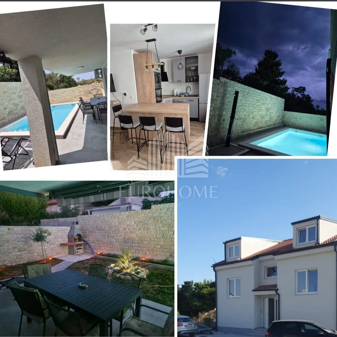 Škuncini Stani,novogradnja, prizemlje s bazenom i vrtom, 3PM,137m2 - cover