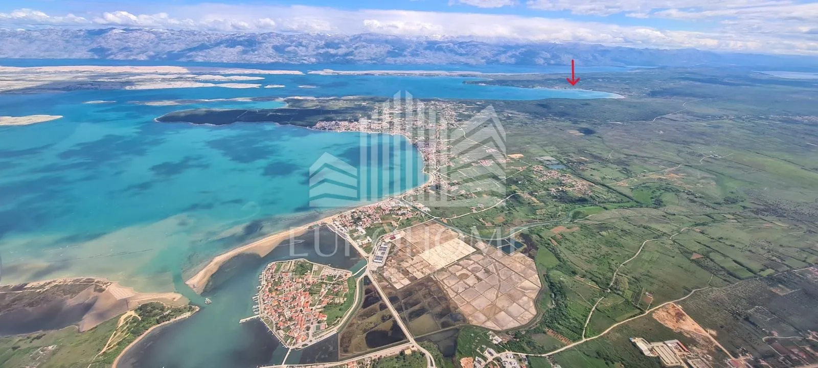 ZADAR- LJUBAČ- PRVI RED DO MORA, GRAĐEVINSKO ZEMLJIŠTE - cover