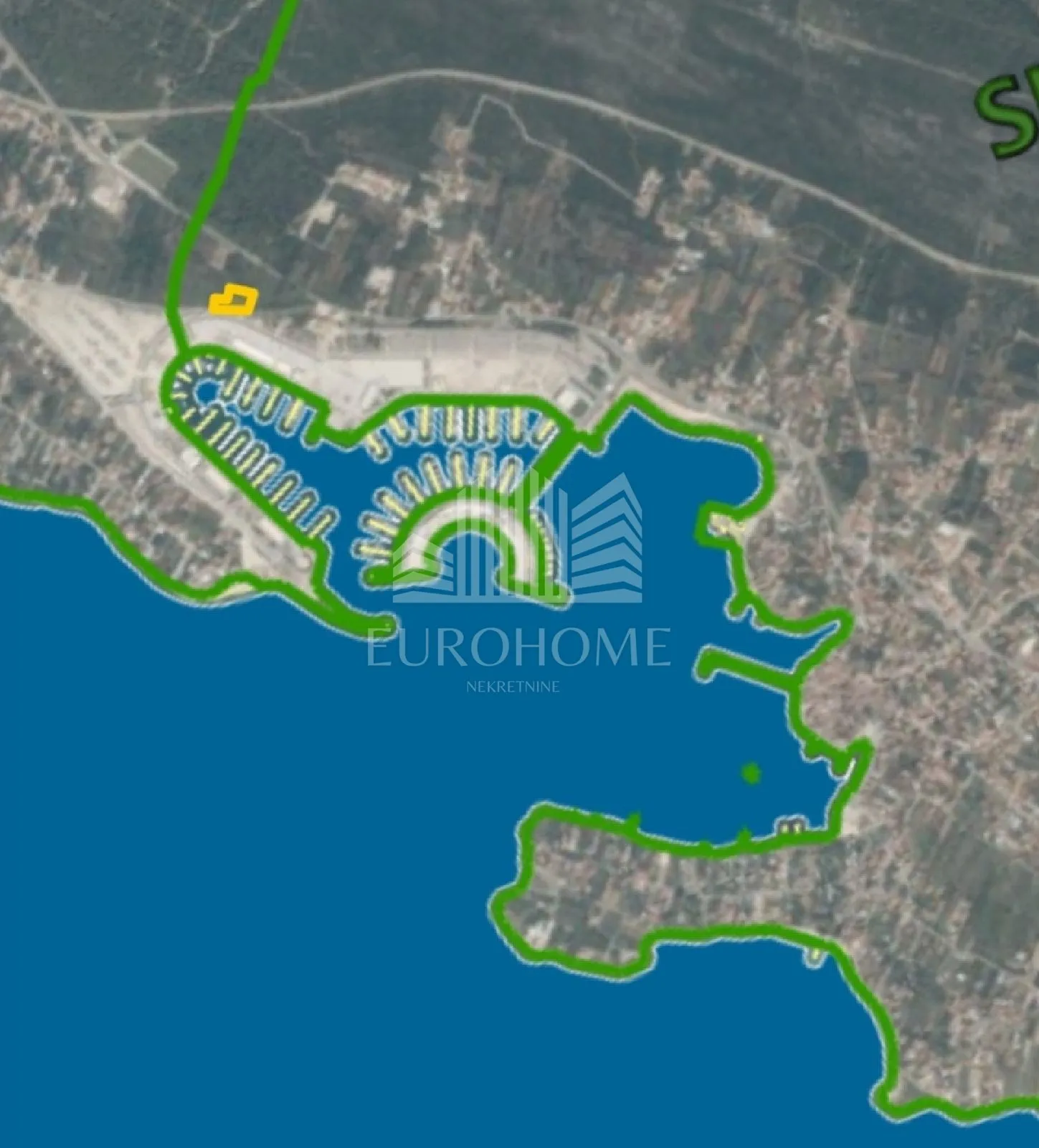 SUKOŠAN, MARINA, Građevinsko, Sukošan, 3269 m2, katnost Po+S+P+4+Pk - cover