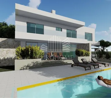 NOVOGRADNJA, VILA 208m2, BAZEN, ISTRA - Smoljanci, Svetvinčenat