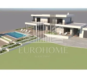 Turanj, građevinsko zemljište 1380 m2 sa projektom, 120m od mora - cover
