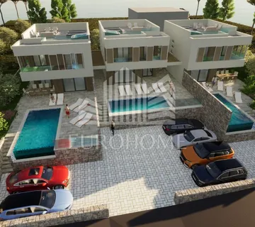 MARINA, Vinišće, Projekt za 3 moderne ville s bazenima i pogledom na more - Vinišće, Marina