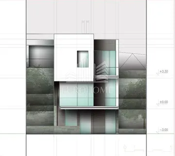 Atraktivno zemljište u Gračanima 1030 m2 s projektom - Zagreb