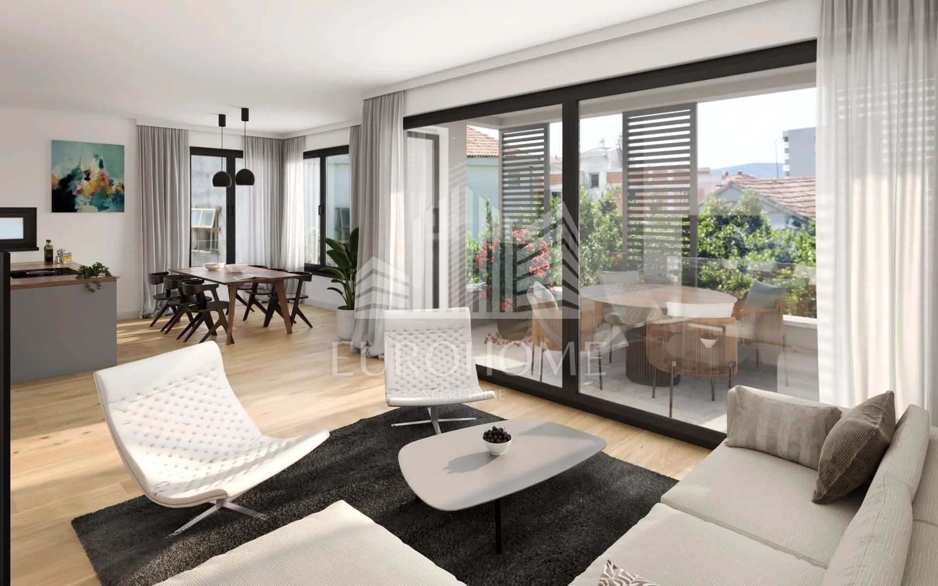 Belafuža, novogradnja 1.kat s liftom, 2S stan+2PM,82m2 - cover