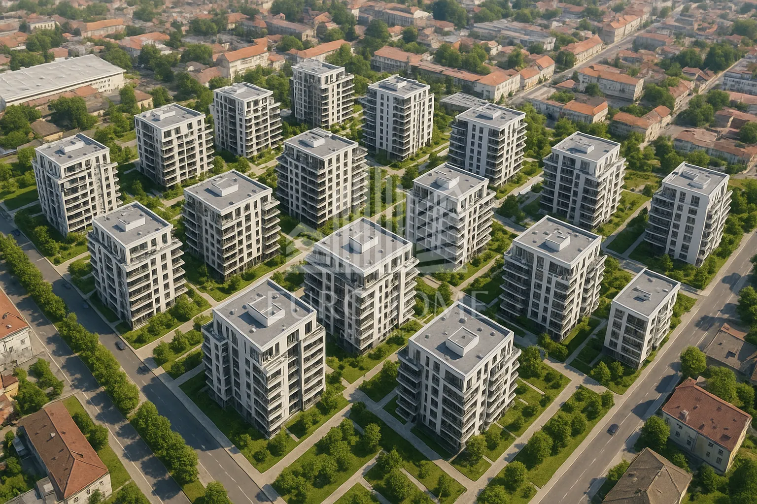 OSIJEK, BOSUTSKO, Projekt za izgradnju naselja za 22 stambene jedinice - cover