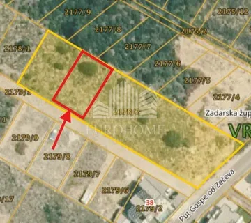 VRSI, MULO, Građevinsko zemljište, 500m2 - cover