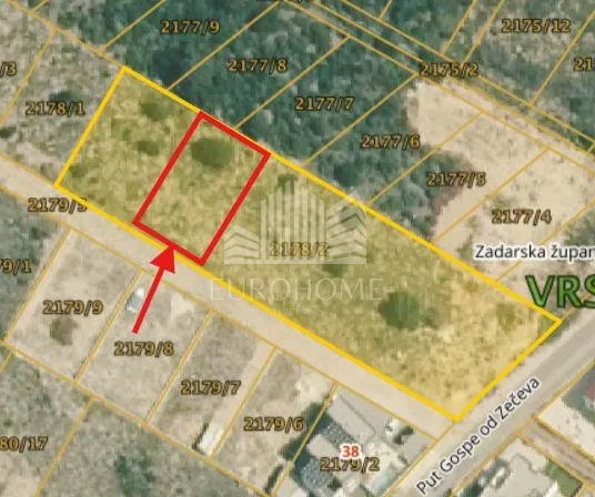 VRSI, MULO, Građevinsko zemljište, 500m2 - cover