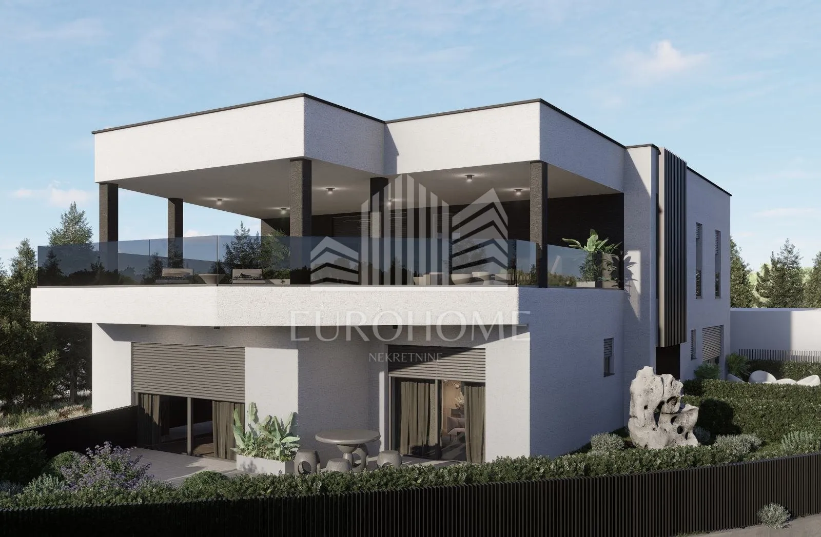 Stan u luksuznoj urbanoj vili – Gračani, 102 m², balkon i pogled na zelenilo - cover