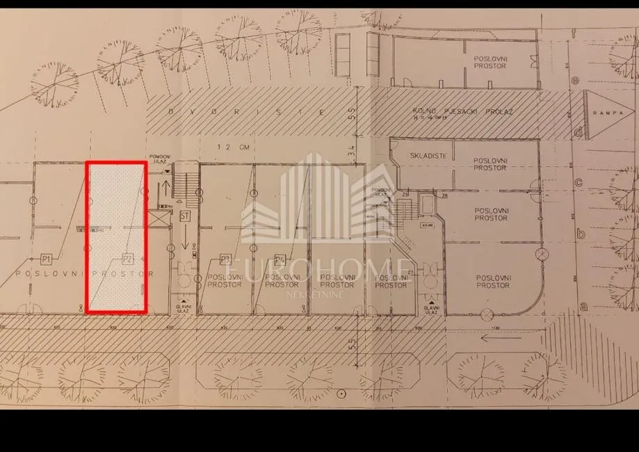 Poslovni prostor, Dankovečka, 102 m2, frekventna lokacija - cover