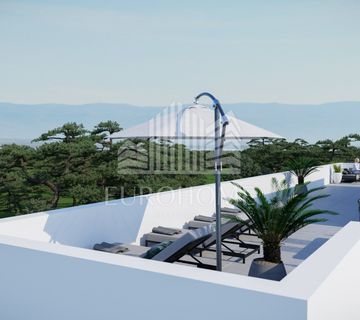 PENTHOUSE, POGLED NA MORE, 55,35+76m2 terase, Privlaka - cover