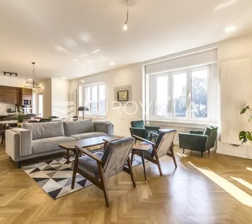Zagreb, Ribnjak, moderan četverosoban stan površine 130 m²