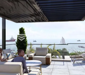 Zadar, Sukošan, prekrasan penthouse s krovnom terasom prvi red uz more, 249,10 m² - cover