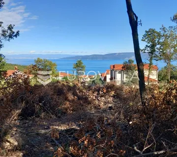 Istra, Labin - građevinsko zemljište na top lokaciji s pogledom na more, 897 m2 - cover