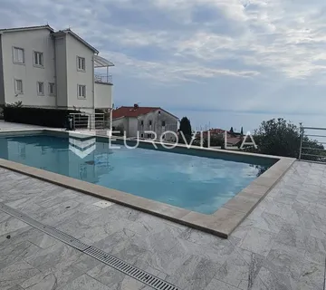 Ičići, najam, luksuzan stan s pogledom na more, grijani bazen, garaža, 170 m2 - cover