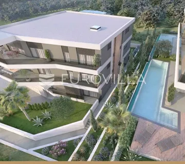 Pula, Pješčana Uvala, moderan stan u luksuznoj novogradnji s vrtom, 400 m od mora - Pješčana uvala, Medulin