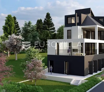 Zagreb, Gornji Bukovac, rohbau zgrada s dva stana 400 m2 s 434 m2 okućnice, građevinska dozvola