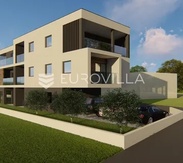 Istra, Pula, dvosobni prizemni stan s vrtom 60 m² u novogradnji na mirnoj lokaciji, 60 m²