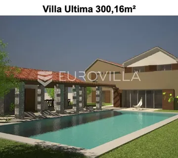 Istra, Kršan, zemljište 45.000 m² s projektom za 32 ville