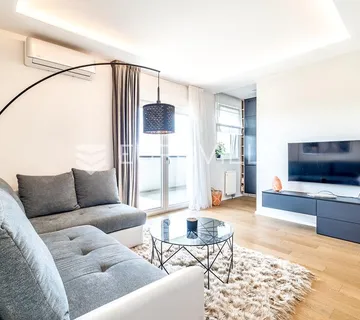 Zagreb, Zapruđe, luksuzan trosoban stan s loggiom i garažom, 59 m²