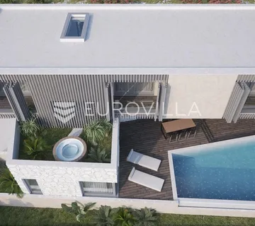 Kali, otok Ugljan, građevinsko zemljište s pravomoćnom građevinskom dozvolom, 604 m² u blizini mora