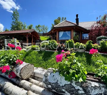 Gorski kotar, Kupjak, ekskluzivna kuća s jacuzzijem, wellnessom 200 m², bazen, okućnica 1700 m² - Kupjak, Ravna Gora