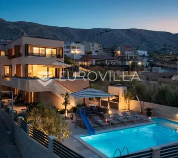 Pag prekrasna villa sa pogledom na more 350 m² na 200 metara od mora - cover
