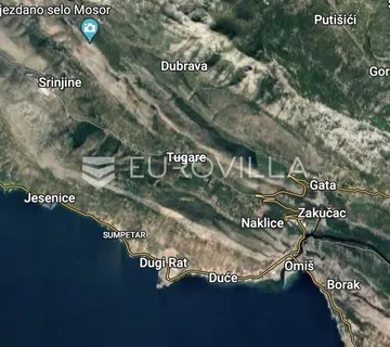 Tugare, građevinsko zemljište - Tugare, Omiš