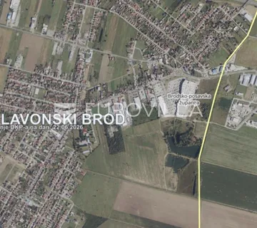 Slavonski Brod, industrijska zona, zemljište 5936 m² - Gornja Vrba