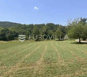 Istra, Žunti, veliko građevinsko zemljište s pogledom na Kaštel - Zrenj, Oprtalj