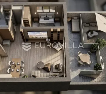 Slavonski Brod, Luksuzan stan 76 m² s vrtom u novogradnji