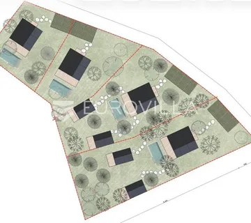 Đakovo, Pisak, građevinsko zemljište 933 m²