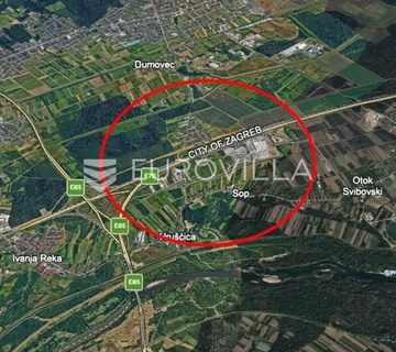 Sesvetski Kraljevec, atraktivno investicijsko zemljište 23.122 m², gospodarska zona - Sesvete, Zagreb