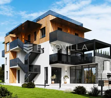 Zagreb, Gračani, NOVOGRADNJA luksuzan četverosoban stan 370,95 m² s vrrtom