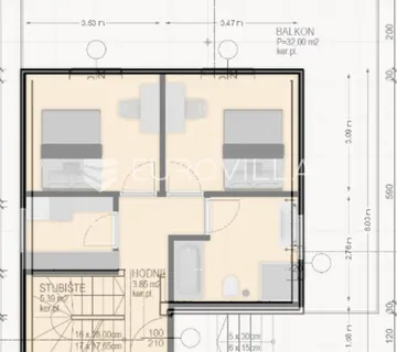 Zagreb, Remete, kuća u roh bau fazi 160 m²