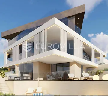 Krk, luksuzna NOVOGRADNJA, trosobni dvoetažni stan 132 m², terasa, vrt, balkon - Muraj, Krk
