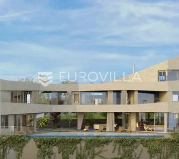 Brač, Sutivan, građevinsko zemljište s projektom