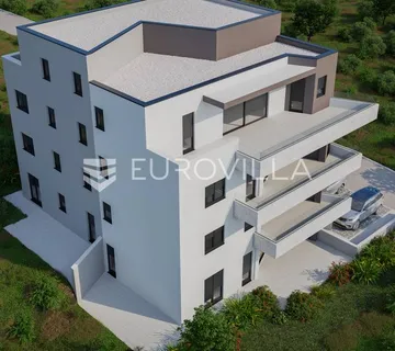 Pag, Mandre, Trosoban stan 75m2 na 3.katu sa terasom 44m2, NOVOGRADNJA, S7 - Mandre, Kolan