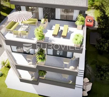 Pag, Mandre, novogradnja, dvosoban stan na prvom katu, 79,60 m² - Mandre, Kolan