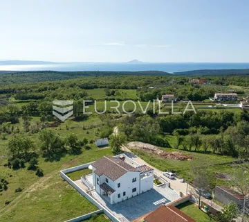 Istra, Krnica, moderna samostojeća kuća s bazenom i pogledom na more, 200 m² - cover