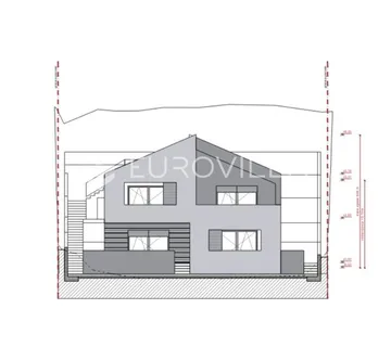Brač, Postira, zemljište površine 486 m2 s građevinskom dozvolom
