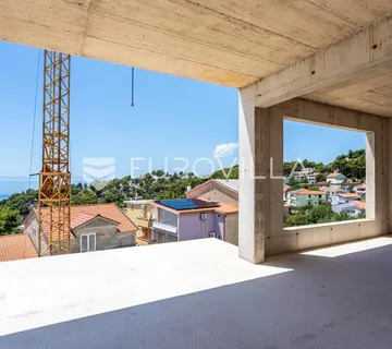Krvavica, novogradnja trosobni stan drugi kat s pogledom na more - Krvavica, Baška Voda