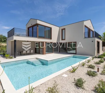 Istra, Vabriga, vila s pogledom na more i masline - Vabriga, Tar-Vabriga