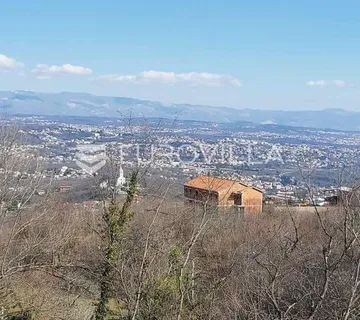 Matulji, Rukavac, građevinsko zemljište s pogledom i projektom - cover