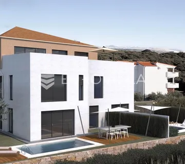 Pag, Mandre, jednosoban stan NKP 67,10 m2 s vrtom i bazenom - Mandre, Kolan
