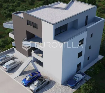 Pag, Mandre, Trosoban stan 72m2 na 3.katu sa terasom 37,60m2, NOVOGRADNJA, S8 - Mandre, Kolan