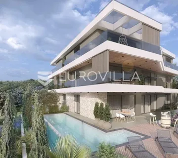 Pula, Pješčana Uvala, luksuzan stan u modernoj novogradnji s vrtom, 400 m od mora - Pješčana uvala, Medulin