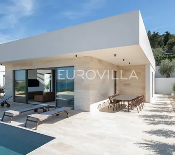 Pašman, luksuzna vila Tkon s bazenom i neometanim pogledom na more 124 m² - cover