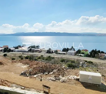 Karlobag, Cesarica, građevinsko zemljište s projektom, 629 m², S16 - Cesarica, Karlobag